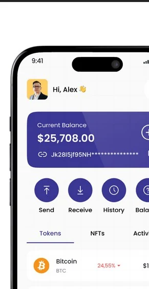 Tapp Wallet product interface