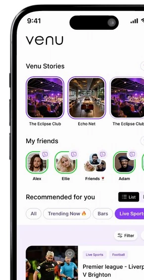 Venu product interface