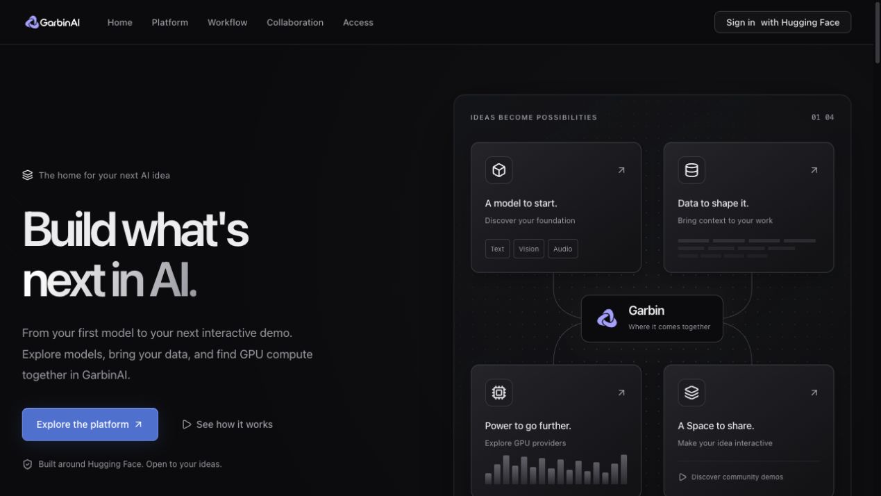 GarbinAI product interface